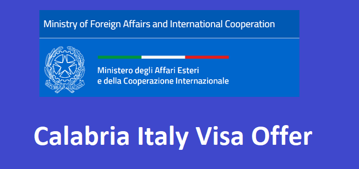 Calabria Italy Visa Offer 2025